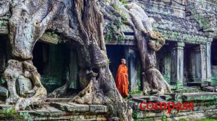 Angkor has been protected from the worst tourism excesses - someone should be thanked